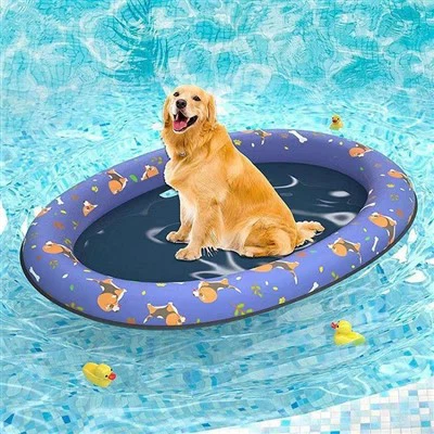 Aufblasbarer Schwimmbecken für Hunde